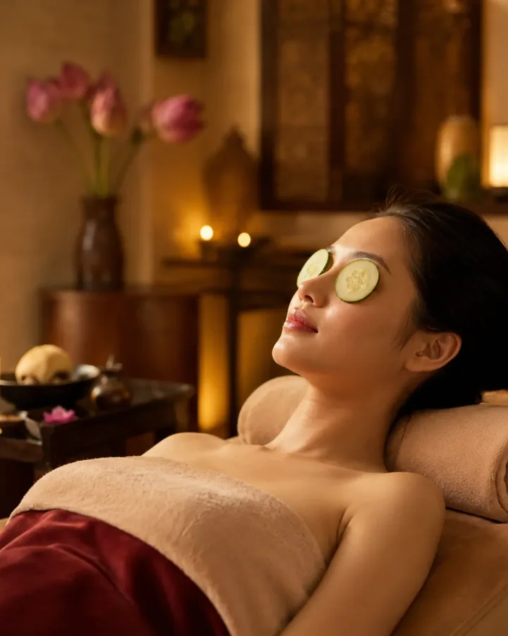 Kỹ thuật viên đang chăm sóc khách